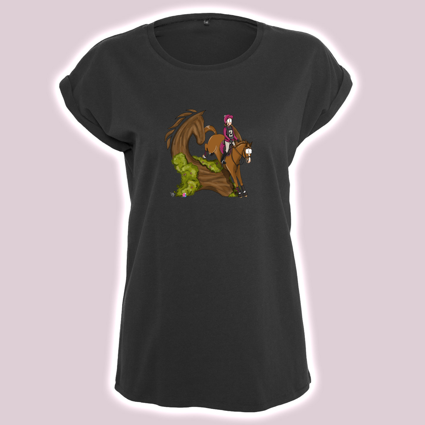 Equiboodle Emily Cole Hotshot T Shirt - Cross Country Chestnut