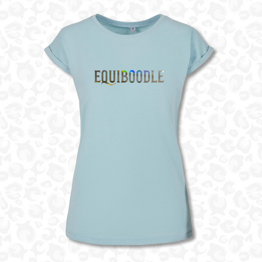 Equiboodle Hotshot T Shirt - Maya Blue Shimmer XS