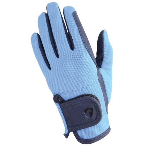 Hy5 Children's Every Day Riding Gloves - Two Tone Blue