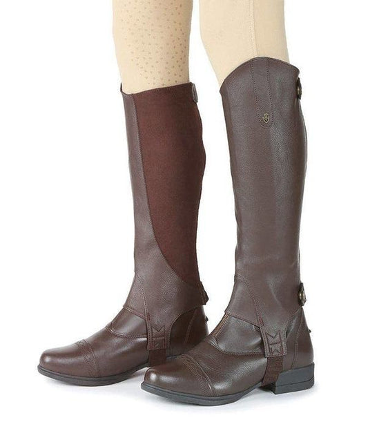 Shires Moretta Synthetic Gaiters - Childs Brown Small