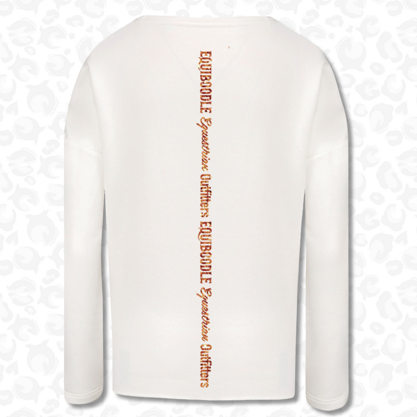 Babs Jumper Off White/Copper Back Design