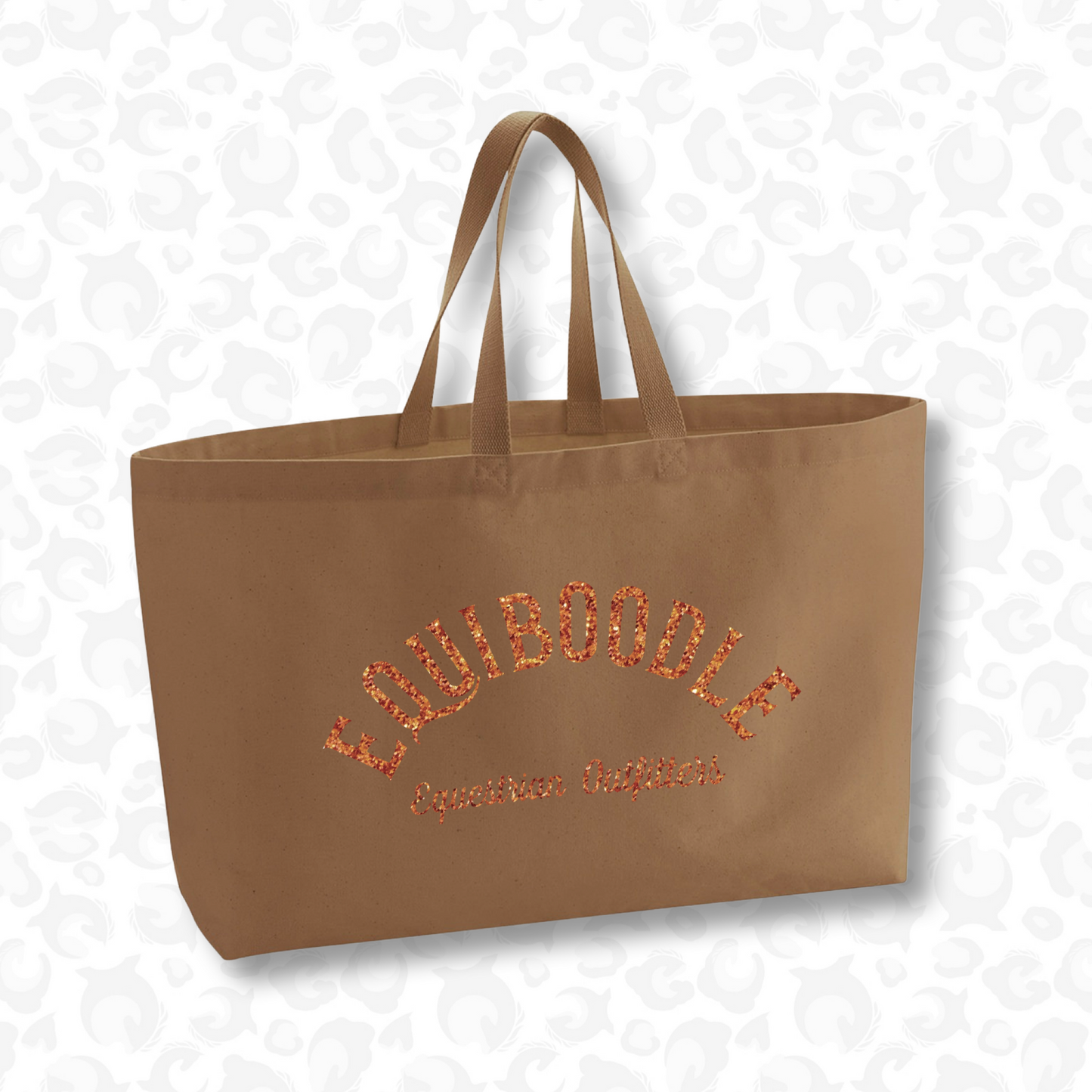 Supersized Tote Bag Caramel Copper