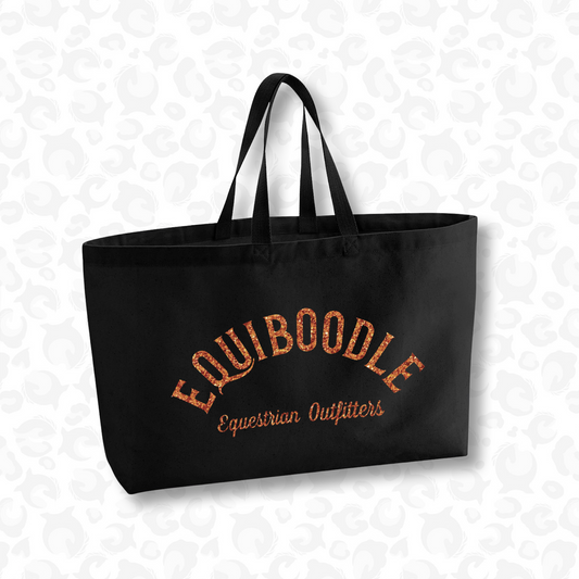 Supersized Tote Bag Black Copper