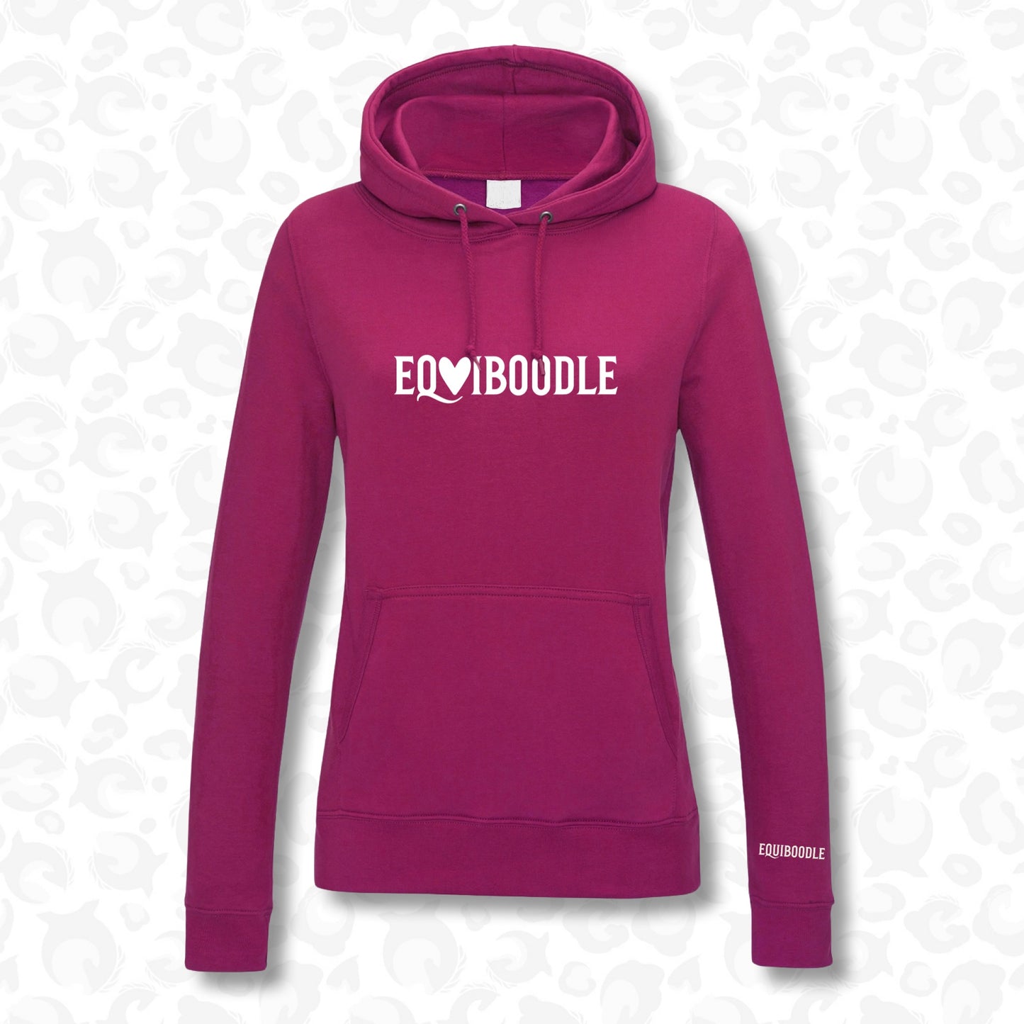 Training Hoodie - Hot Pink 3D Equiboodle