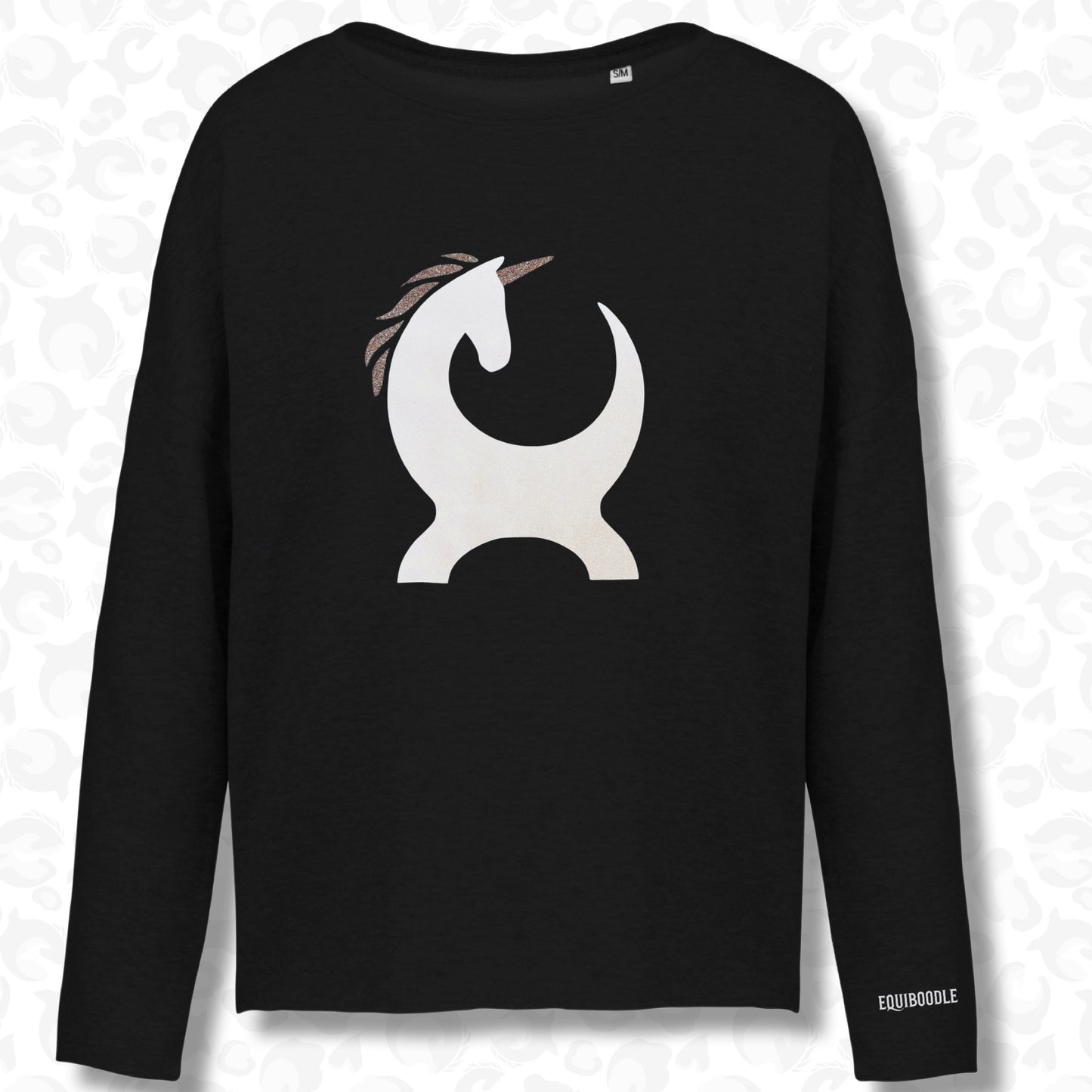 Equiboodle Babs Jumper Black Unicorn