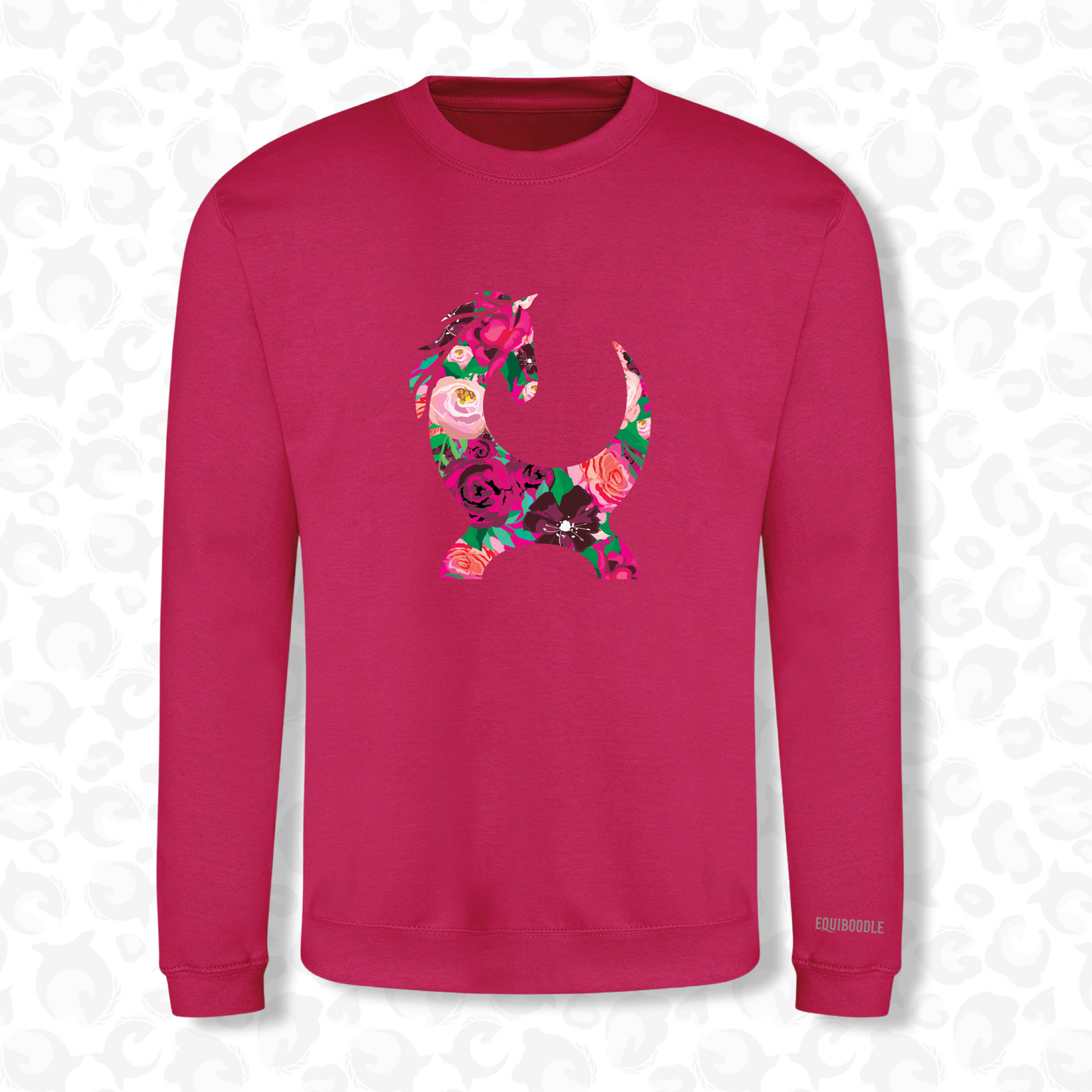 Equiboodle Signal Jumper - Hot Pink Flowers