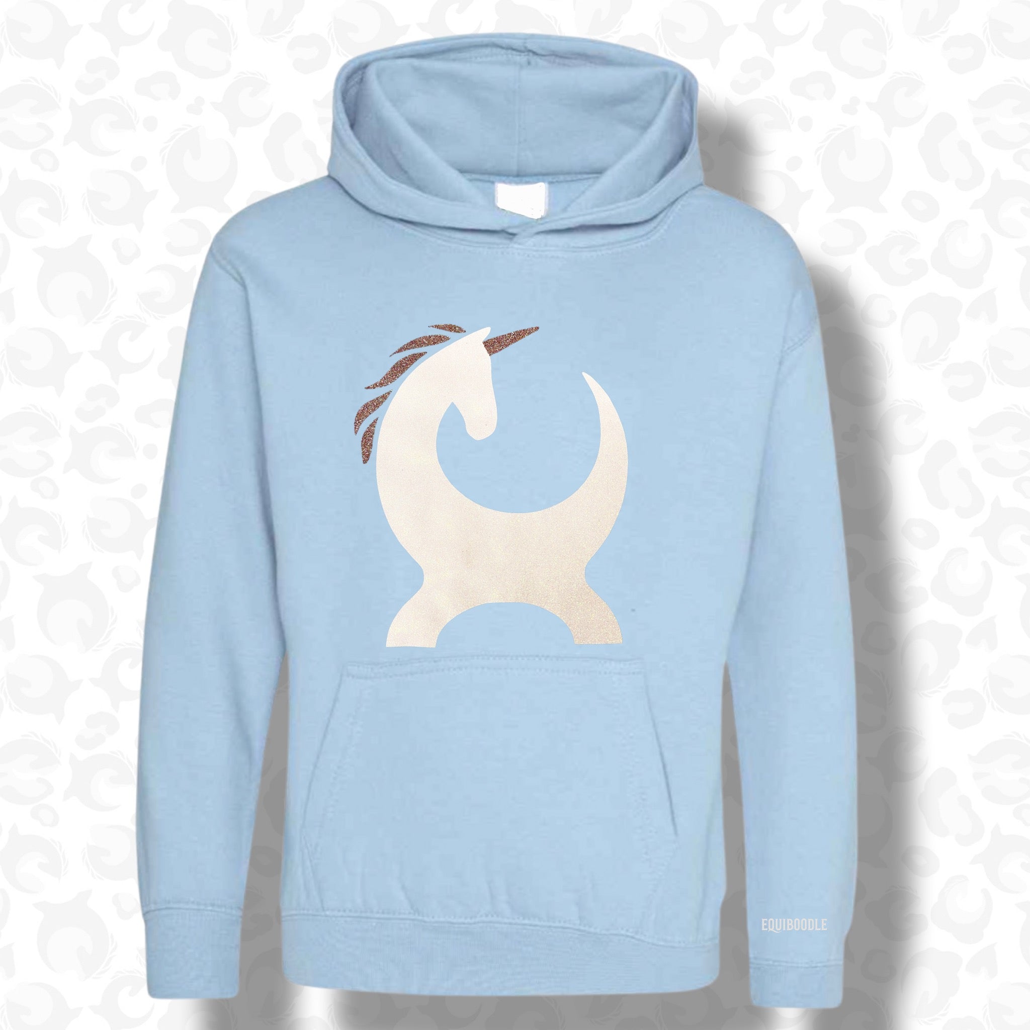 Blue on sale unicorn hoodie